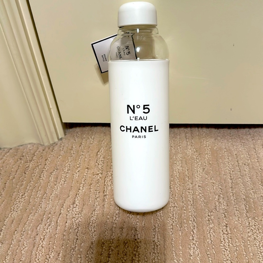 Authentic Chanel limited edition anniversary glass bottle, brand new, never used